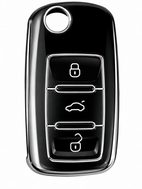 Imagen ilustrativa de FUNDA TPU VW 3 Botones Bora/Vento Navaja