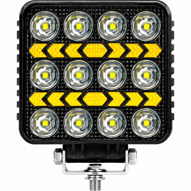 Imagen ilustrativa de FARO TERRA 4" 12 LED CUADRADO 12V/24V