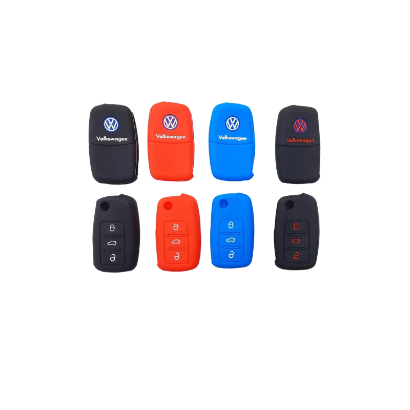 Imagen ilustrativa de FUNDA LLAVE SILICONA VW 3 BOTONES (Bora, Vento, Amarok)