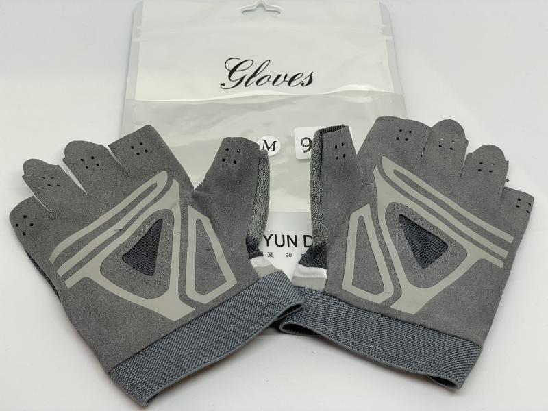 Imagen ilustrativa de GUANTES MOTO 1/2 DEDO TELA REJILLA (TALLE  M)