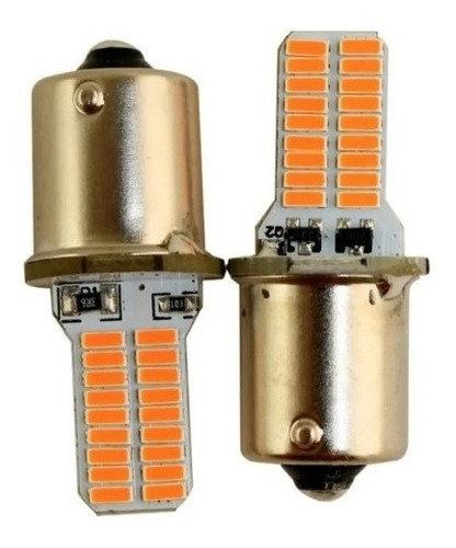 Imagen ilustrativa de 1 y 2 POLOS 22 SMD - ÁMBAR - 12v